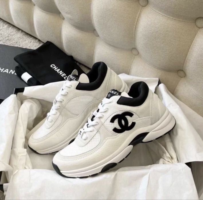 Кросівки chanel runner білі
