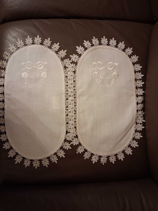 Jogo de 3 Naperons de quarto, novos