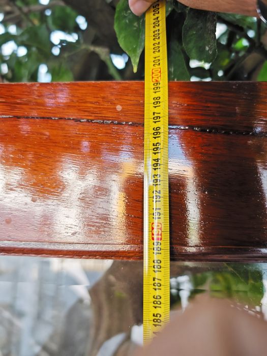 Porta Interior Envidraçada de Madeira Maciça