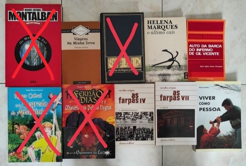 20 livros diversos