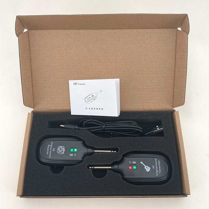 Sistema Transmissor Recetor Guitarra Sem Fios Guitar Bluetooth