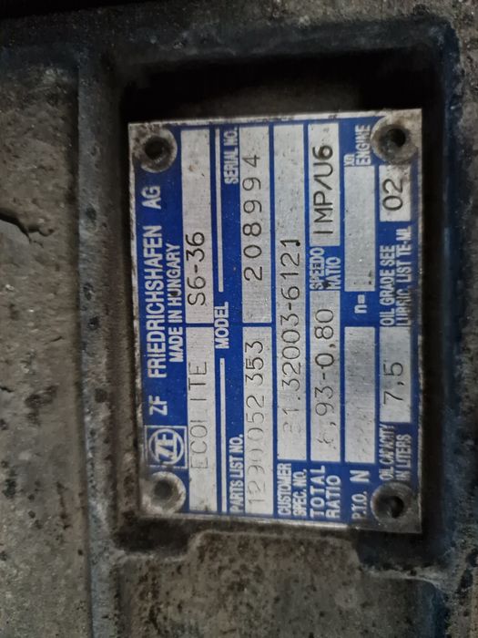 Skrzynia biegów Man L2000 12.224 ECOLITE S6 36 wysyłka!