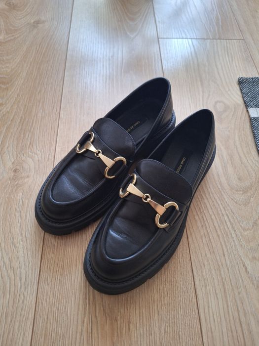 Skórzane loafersy Gino Rossi