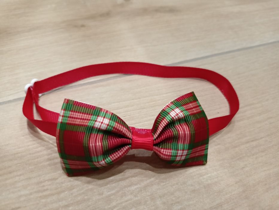 Nowa regulowana obroża muszka kokarda dla kota, psa