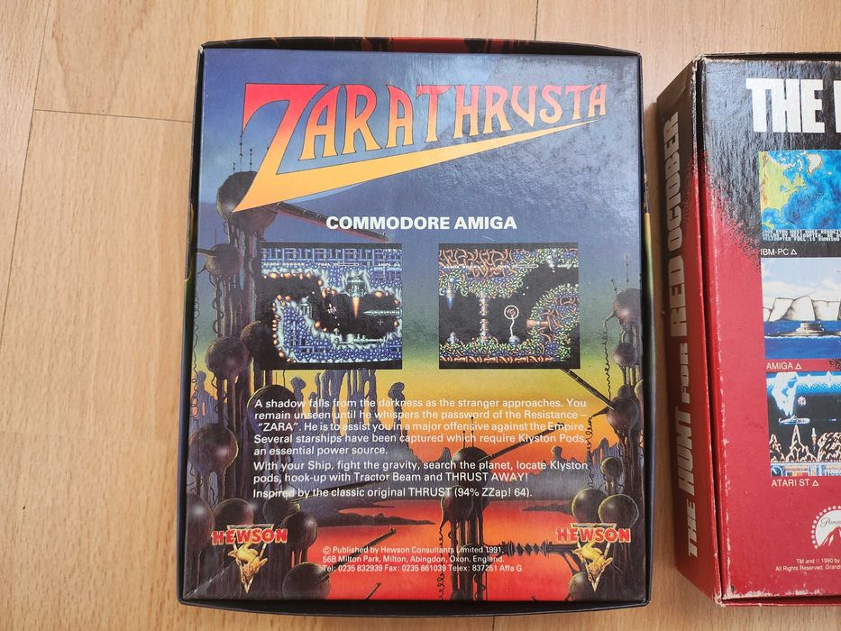 Amiga 500  Commodore  Red October Zarathrusta Pudełka Do Gier