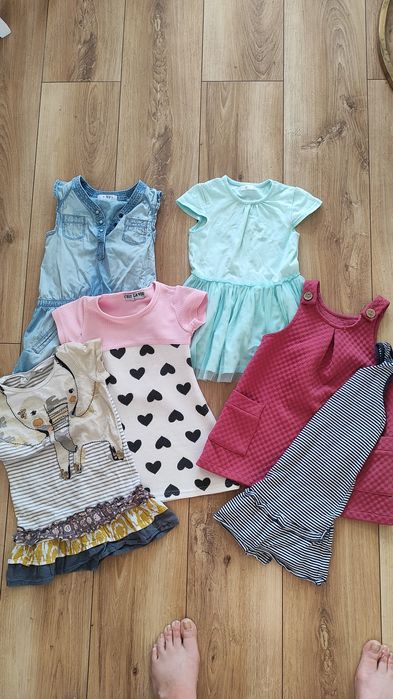 Paka zestaw ubrań dla dziewczynki rozmiar 98 2-3 lata buty Nike