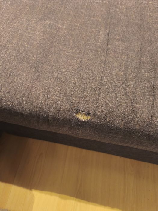Sofá cama com chaise longue