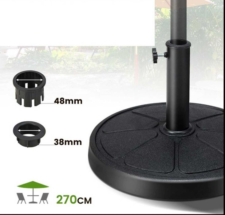 Stojak na parasol podstawa do parasola z żywicy NP11205