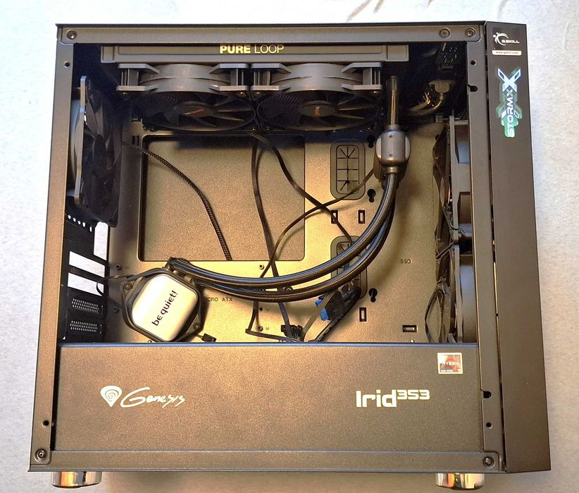 Obudowa, zasilacz, AIO - Genesis Irid353 - BeQuiet PureLoop240 - thermaltake 630W