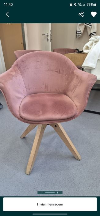 2 poltronas rosa