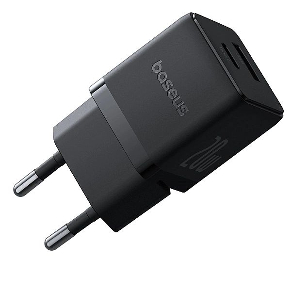 Ładowarka sieciowa Baseus Palm 20W USB-C USB-A - czarna