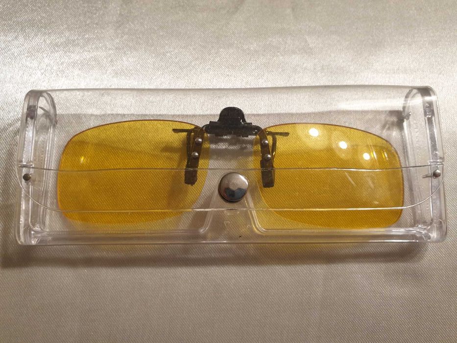 Clip para Óculos filtro anti-Luz Azul protege olhos - Ecrãs ou Tablets