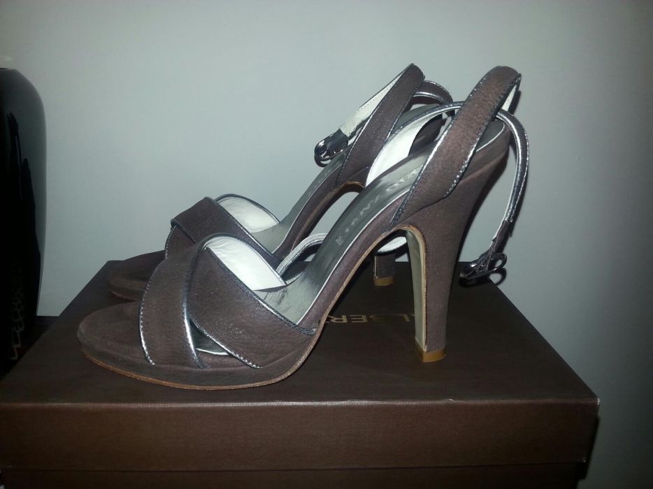Sandały Alberto Zago, nowe rozmiar 39, ładny braz