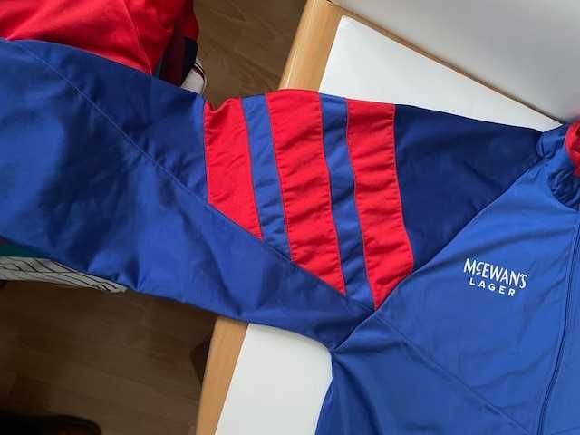 Bluza piłkarska Glasgow Rangers retro Adidas rozmiar 42/44 L/XL