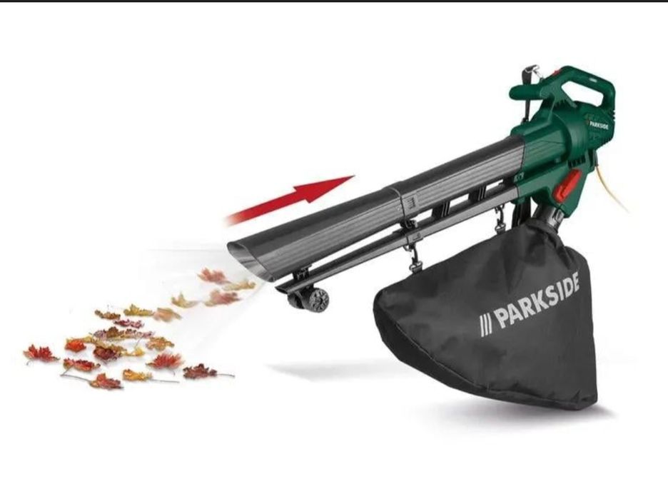 Parkside PLS 2600 B2 Пилосос садовий 3 в 1 (подрібнювач,пилосос,дуйка)