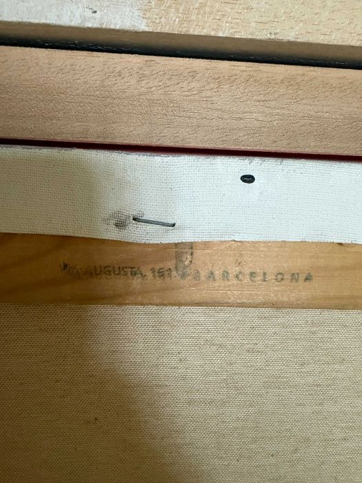 Картина живопись Marcus Haub, сертификат галереи, куплена в Барселоне