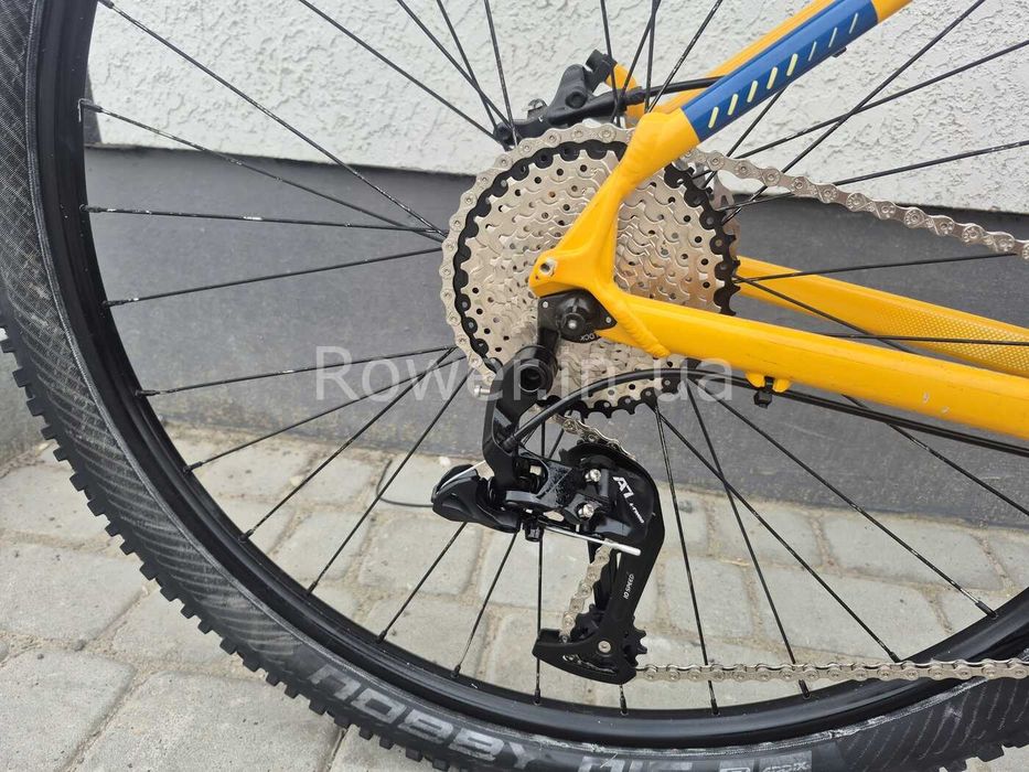 Велосипед найнер гідравліка касета алюмінієвий бу з Європи  Cannondale 29 M12
