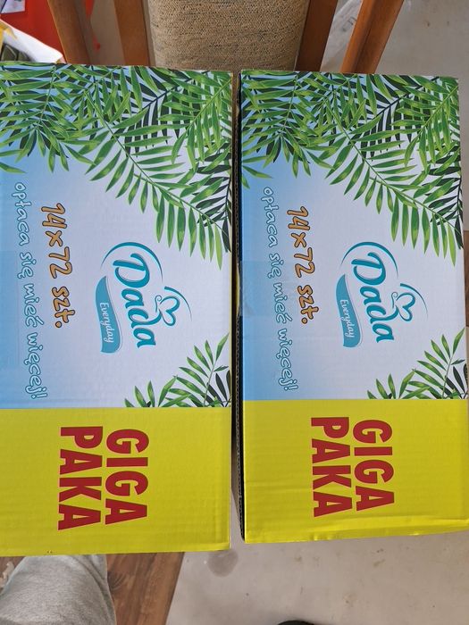 Chusteczki nawilżane Dada 4x 14x72 sztuki Giga Paka