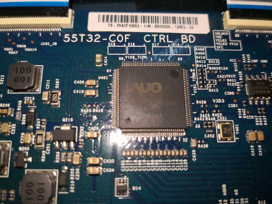 Placa T-CON 55T32-COF Ctrl BD AUO