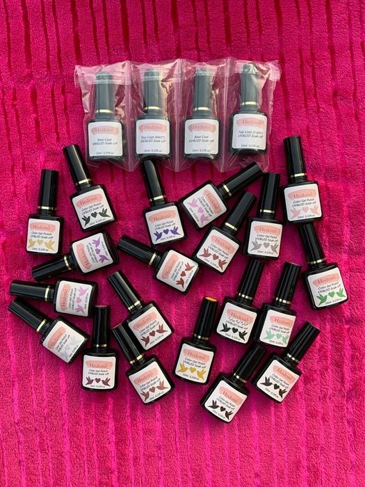 (Novidade) Kit completo de unhas de Gel
