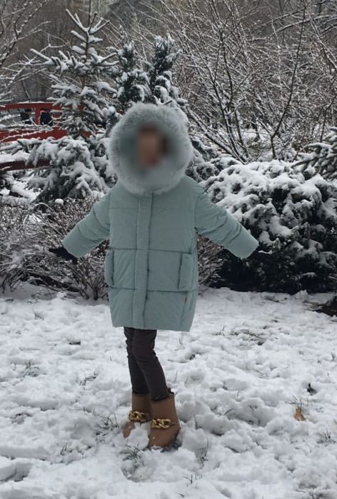 Зимова куртка з вишивкою для дівчаток X-woyz
