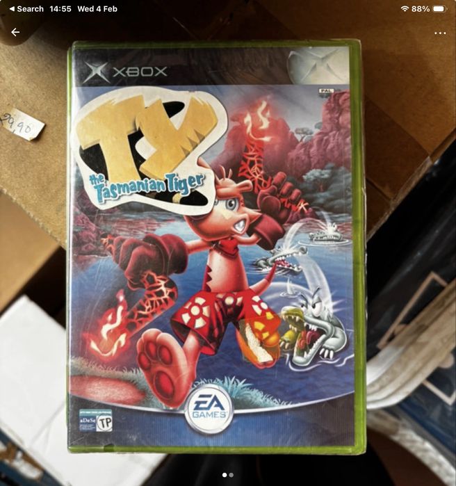 TY The Tasmanian Tiger XBOX game