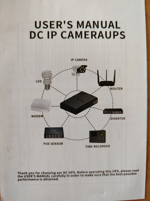 Источник бесперебойного питания UPS DC1018L 8800 mAh USB 5V/9 V/12 V д