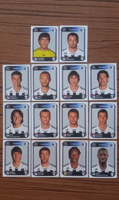14 cromos uefa champions league 2010-11