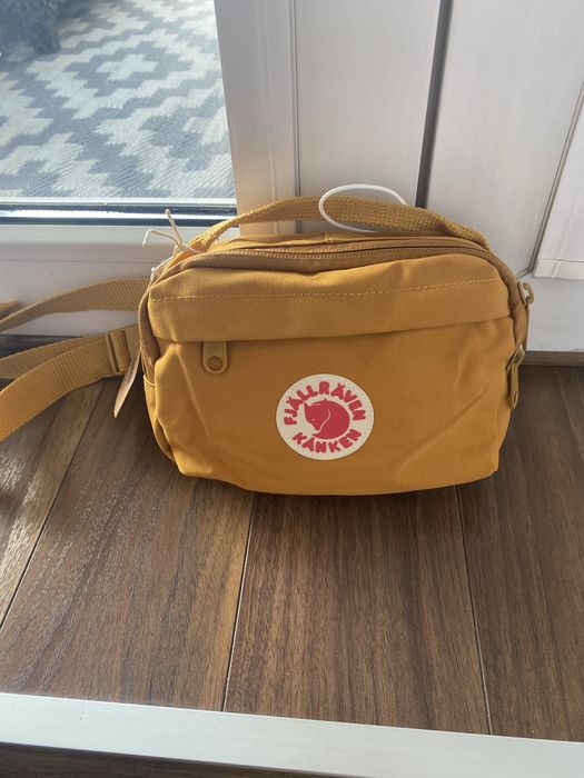 Nowa nerka saszetka Kanken Fjallraven musztardowa
