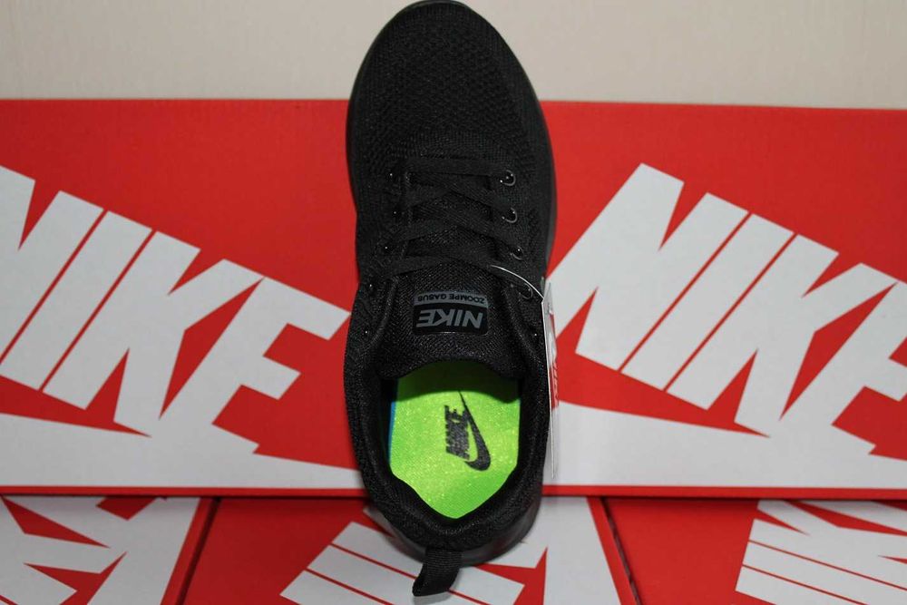 Nike - черные кроссовки - кеды - кросівки сетка .(код:9787-2чер)