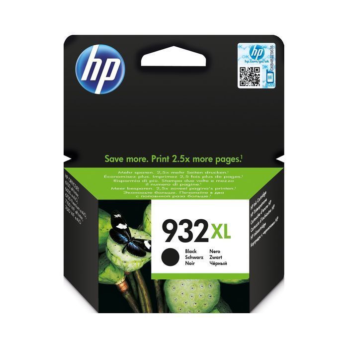 outlet tusz hp 932xl cn053ae czarny poj. 22.5 ml wydajność 1000 str