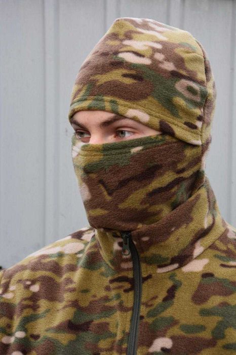 Армейская зимняя флисовая балаклава ВСУ тактическая флисовая балаклава