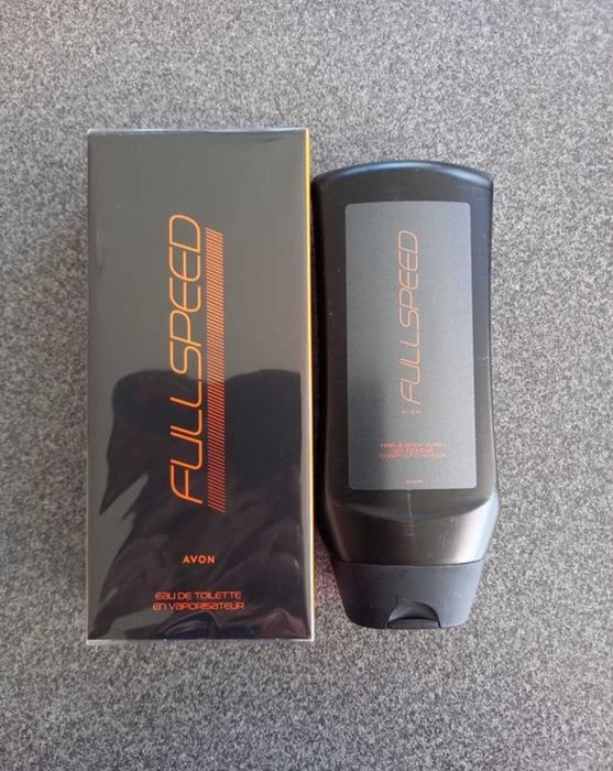 Zestaw Full Speed dla niego, woda + żel do mycia ciała i włosów