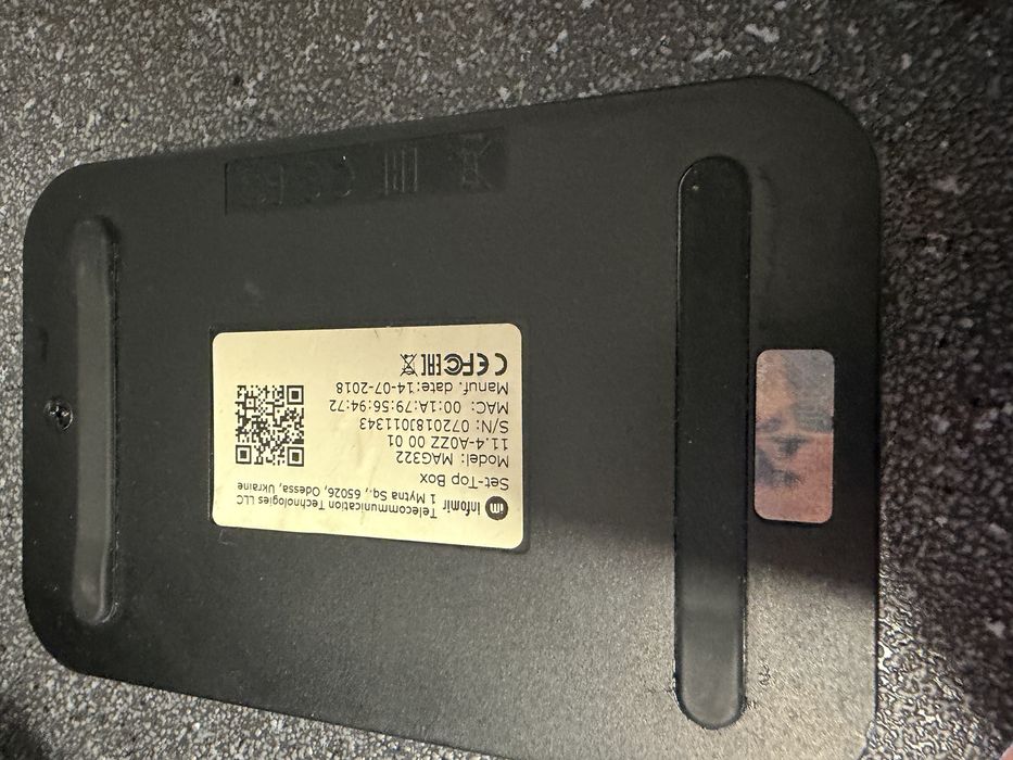 Box Mag 322 set to box IPTV