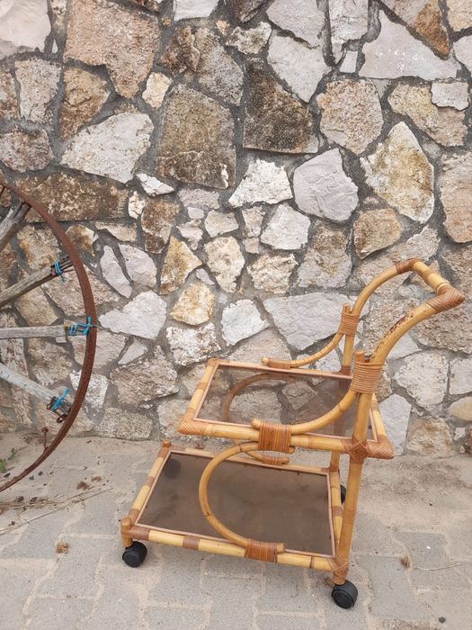 Mobiliário em cana de bambu
