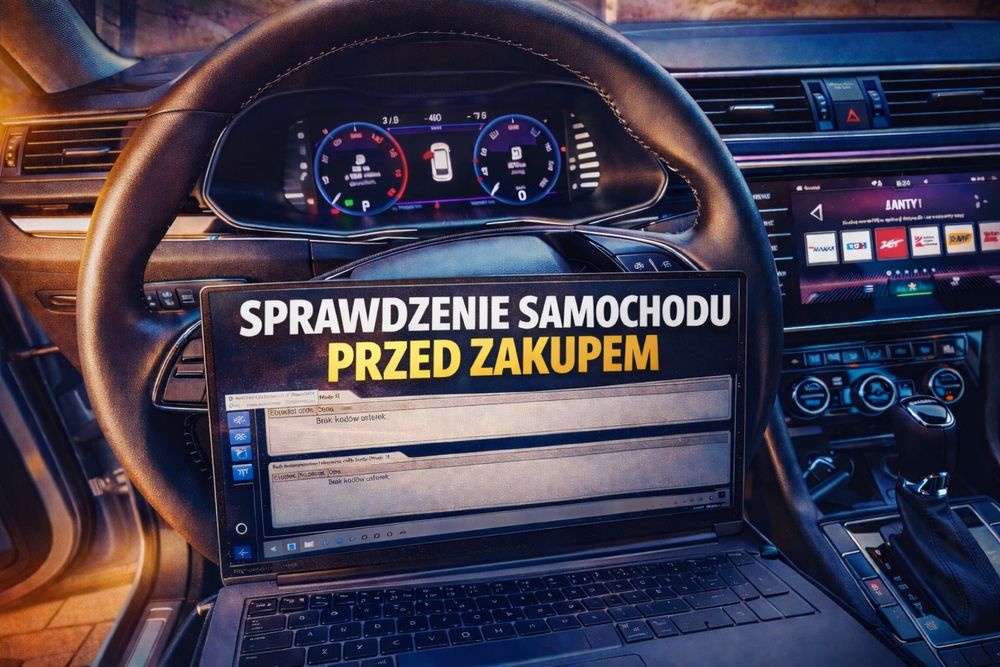 Profesjonalne sprawdzenie samochodów przed zakupem -pełna diagnostyka!