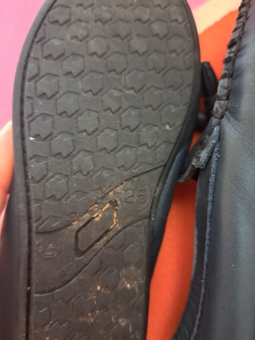 Mocassins azuis escuros