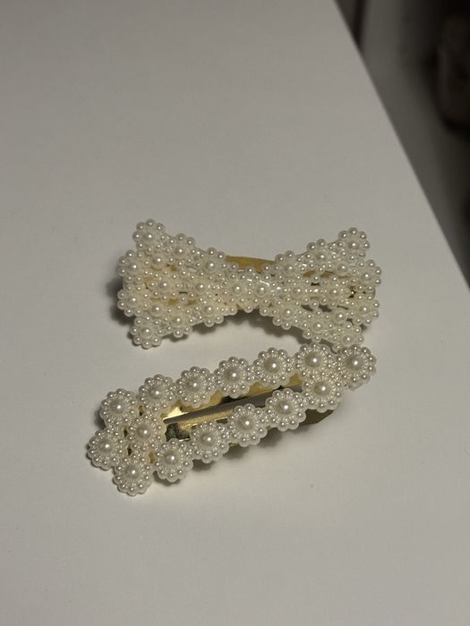 spinki do włosów duże perełki