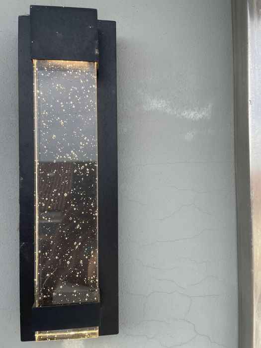 Candeeiro de Parede para Exterior - Luz Led