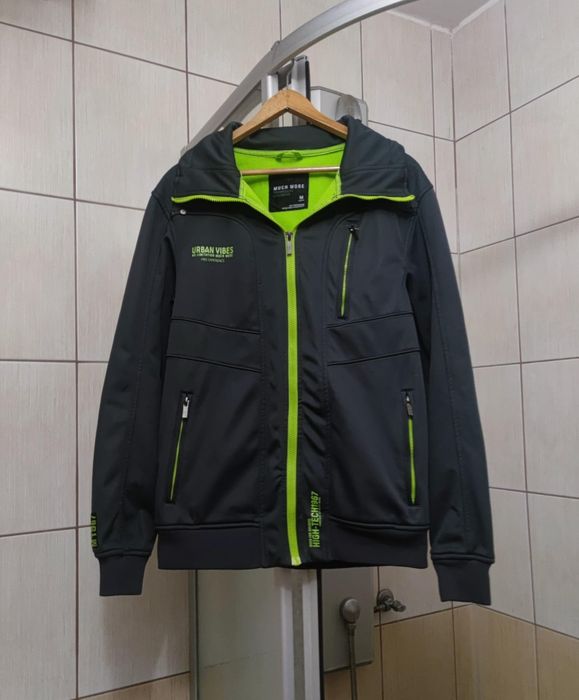 kurtka męska M  softshell Much More rozmiar M kolor ciemnoszary antrac