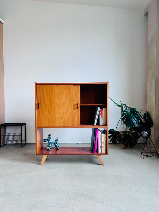 Komoda bibioteczka Vintage / Komoda biblioteczka sideboard Vintage PRL