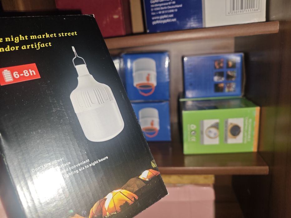 Знижка Кемпінговий ліхтар акумуляторний фонарь лампа світильник