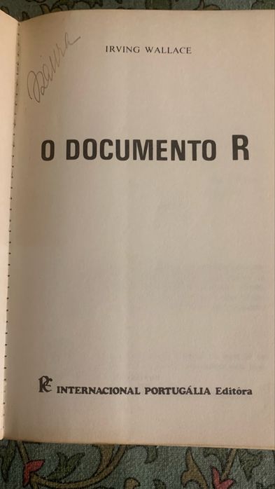 O Documento R - Irving Wallace