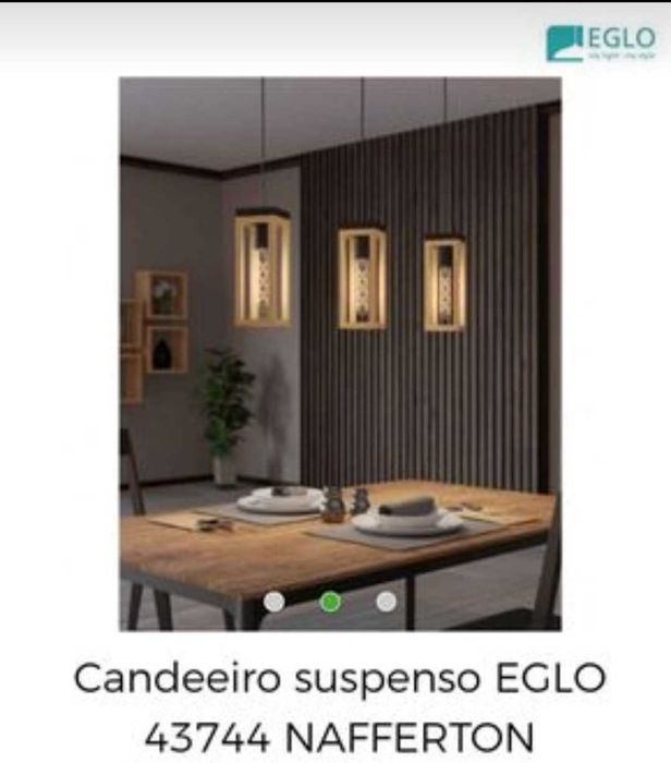 Candeeiro suspenso EGLO NAFFERTON