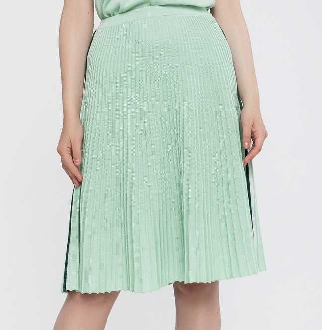 Спідниця Sewel міді бірюзова миди бирюзовая плиссе плісе юбка весняна