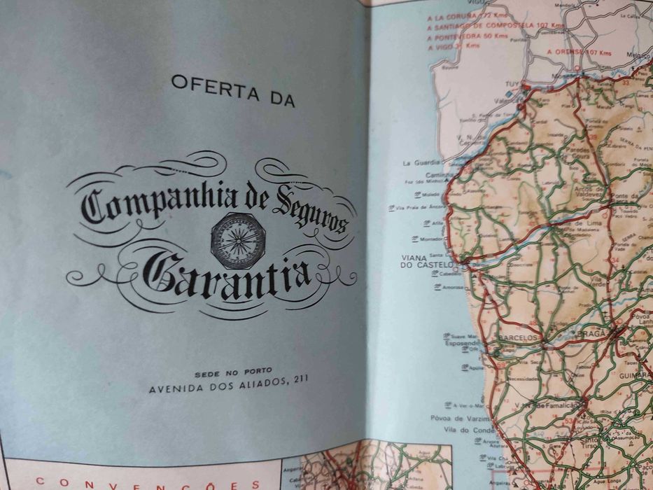 Mapa das Estradas de Portugal - Seguros Garantia
