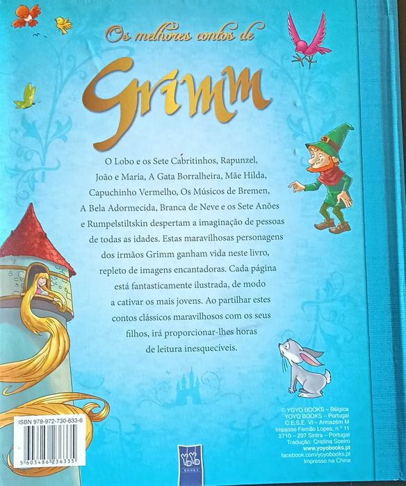 Livro "Os Melhores Contos de Grimm" de Yoyo Books