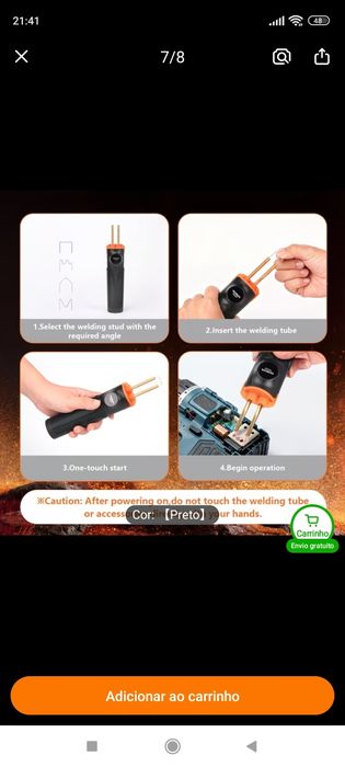 Pistola colar plástico