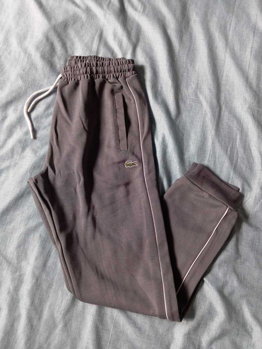 Komplet dresowy Lacoste regular fit - szary, rozmiar M promocja