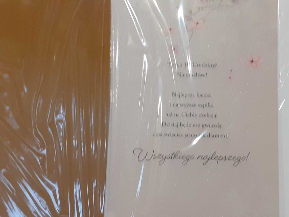Kartka karnet z okazji 18 urodzin